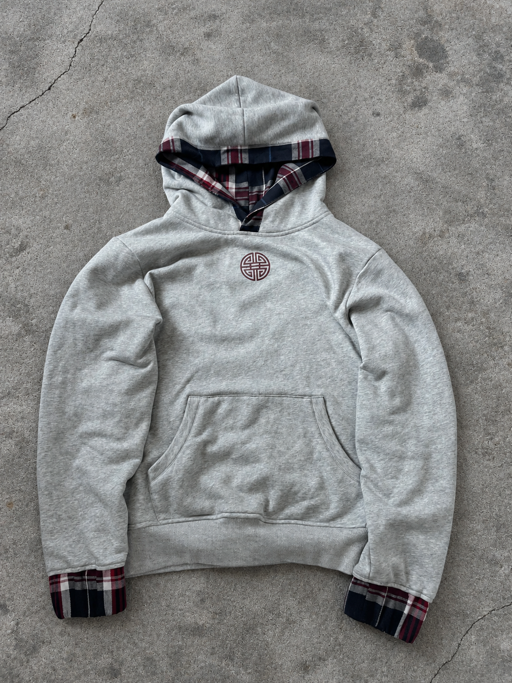 Patchwork Plaid Hoodie