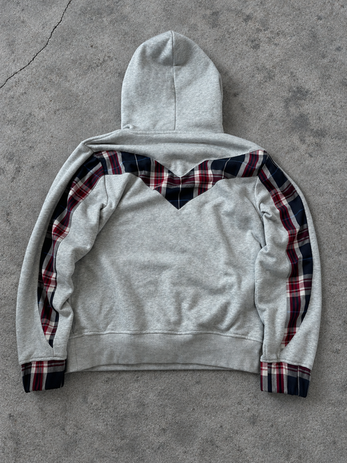 Patchwork Plaid Hoodie